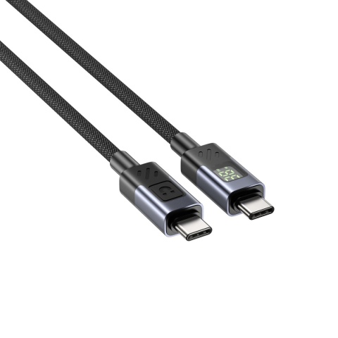 Kabel Przewód Unitek USB-C Do USB-C PD 60 W 480 Mbps 1 m Z Wyświetlaczem