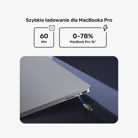 Kabel Przewód Unitek USB-C Do USB-C PD 60 W 480 Mbps 1 m Z Wyświetlaczem