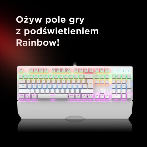 Klawiatura Gamingowa Rampage KB-R86 UMBRA Mechaniczna Podświetlana RGB