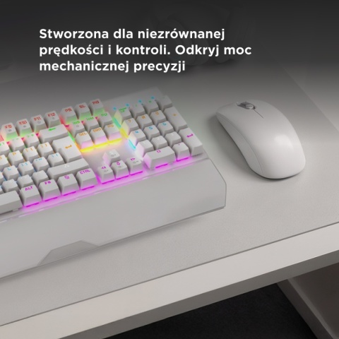 Klawiatura Gamingowa Rampage KB-R86 UMBRA Mechaniczna Podświetlana RGB