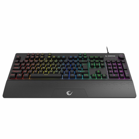 Klawiatura Rampage KB-GX65 Simula membranowa gamingowa RGB makra czarna