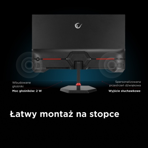 Monitor Gamingowy Rampage Crimson Fast IPS 24,5" Full HD 300 Hz 1 ms