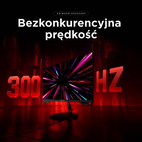Monitor Gamingowy Rampage Crimson Fast IPS 24,5" Full HD 300 Hz 1 ms