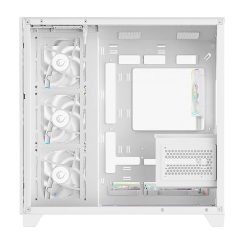 Obudowa Komputerowa Rampage SEALITE Mini ITX ARGB 7 Wentylatorów Biała