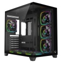 Obudowa PC Rampage SEALITE Mini ITX 7 Wentylatorów ARGB Szkło Hartowane