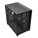 Obudowa PC Rampage SEALITE Mini ITX 7 Wentylatorów ARGB Szkło Hartowane