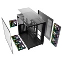 Obudowa PC Rampage SEALITE Mini ITX 7 Wentylatorów ARGB Szkło Hartowane