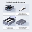 Obudowa Unitek RAID USB-C 20 Gbps 2x M.2 NVMe/SATA Klonowanie Offline
