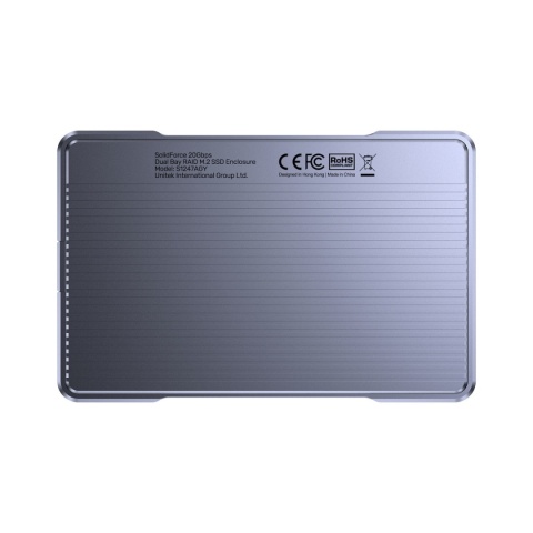 Obudowa Unitek RAID USB-C 20 Gbps 2x M.2 NVMe/SATA Klonowanie Offline