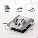 Podstawka Chłodząca Unitek 360° Do Laptopa Tabletu 8"-17,3" Regulowana