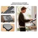 Podstawka Chłodząca Unitek 360° Do Laptopa Tabletu 8"-17,3" Regulowana