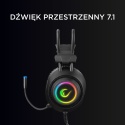 Słuchawki Rampage RM-K19 Plus gamingowe 7.1 RGB z mikrofonem przewodowe