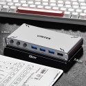 Unitek D1118 Przełącznik KVM USB-C HDMI 4K 30Hz 10Gbps transfer plików