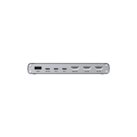 Unitek D1118 Przełącznik KVM USB-C HDMI 4K 30Hz 10Gbps transfer plików
