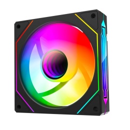 Wentylator Rampage 7C-120S 120 mm ARGB PWM 1800 RPM czarny infinity mirror