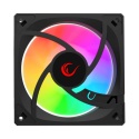 Wentylator Rampage 7C-120S 120 mm ARGB PWM 1800 RPM czarny infinity mirror