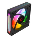 Wentylator Rampage 7C-120S 120 mm ARGB PWM 1800 RPM czarny infinity mirror