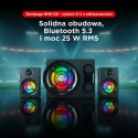 Zestaw Głośników Rampage RMS-G8 2.1 Bluetooth RGB USB SD FM 25 W
