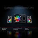 Zestaw Głośników Rampage RMS-G8 2.1 Bluetooth RGB USB SD FM 25 W