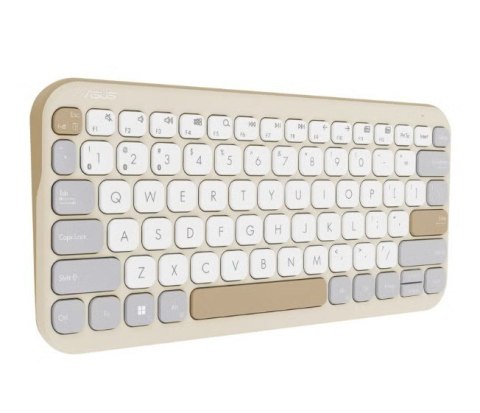 Asus Klawiatura Marshmallow KW100 BT5.0LE/Oat Milk