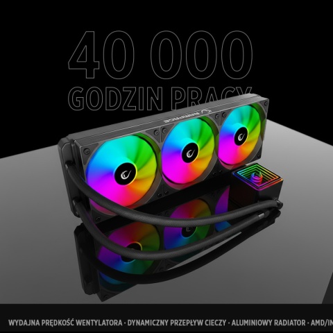 Chłodzenie Wodne Rampage INFINITE V360 ARGB 360 mm Do Procesora LGA 115X