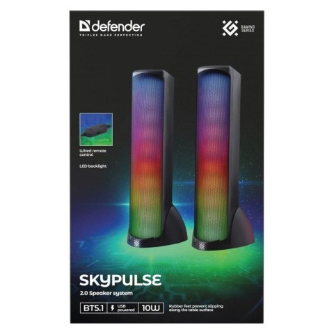 Defender Głośniki komputerowe SKYPULSE 2.0 60W + bluetooth RGB