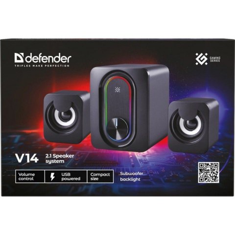 Defender Głośniki komputerowe V14 2.1 11W USB+bluetooth