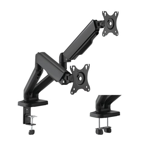 LogiLink Uchwyt na 2 monitory, 17-32 cali, max 9kg na ramie