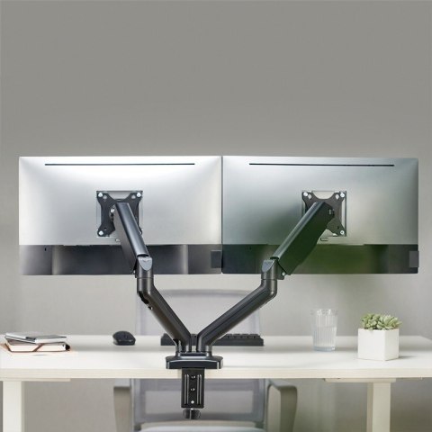LogiLink Uchwyt na 2 monitory, 17-32 cali, max 9kg na ramie