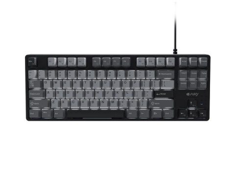 Natec Klawiatura Fury Kanabo K2 US czarno-szara, podświetlenie