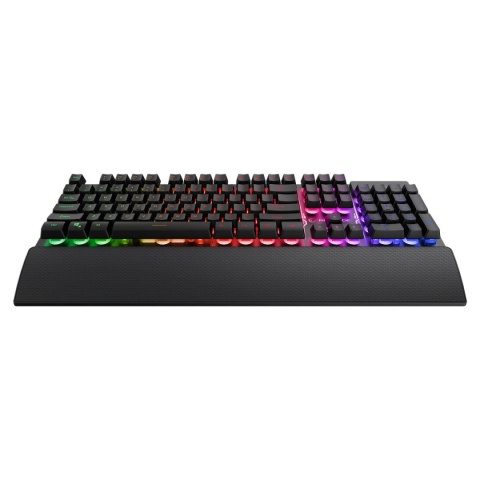 Zestaw Gamingowy Rampage Fortuna Klawiatura Mysz Podkładka RGB 12800 DPI
