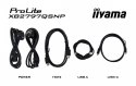 IIYAMA Monitor 27 cali XB2797QSNP-B1 IPS,QHD,USB-c Dock 96W,HDMI, 350cd,1ms, DP, DisplayPort x1 (Daisy Chain MST max. 2560 x1440), USB