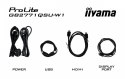 IIYAMA Monitor 27 cali GB2771QSU-W1 QHD,Fast IPS,200Hz,HAS (150) PIVOT, 2xUSB 3.2, 2xUSB C, 0,5ms, 2xHDMI, DP, 350cd,Adaptive G-SY