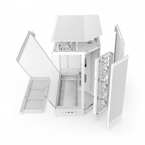 NZXT Obudowa H9 Flow Midi Tower z oknem biała