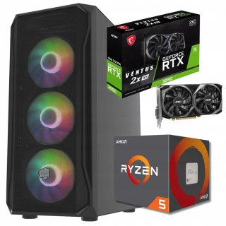 BSG Striker V13 AMD Ryzen 5 NVIDIA GeForce RTX 3050 32GB DDR4 1000GB SSD Windows 11 Pro