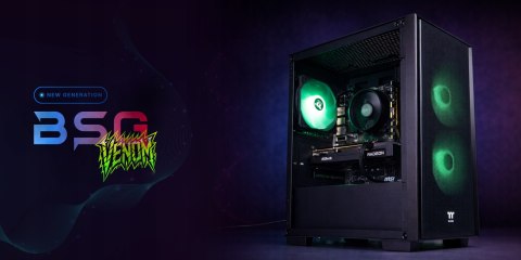 BSG Venom V14 AMD Ryzen 5 AMD Radeon RX 7600 16GB DDR4 512GB SSD (M.2) Windows 11