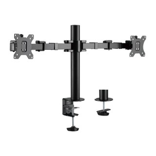 LogiLink Uchwyt na 2 monitory,17 -32 cale, ramie 380mm,2x12kg