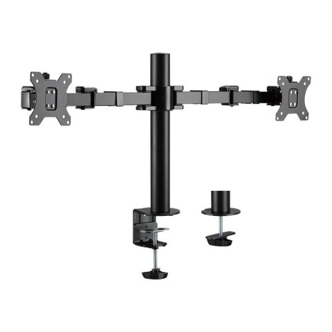 LogiLink Uchwyt na 2 monitory,17 -32 cale, ramie 380mm,2x12kg
