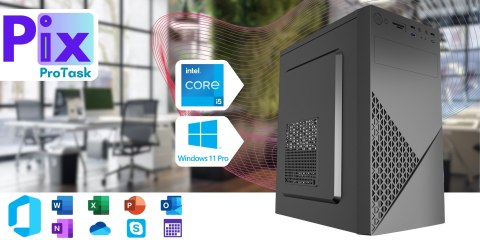 PIX Protask V3 Intel Core i5 16GB DDR4 512GB SSD DVD Windows 11 Pro