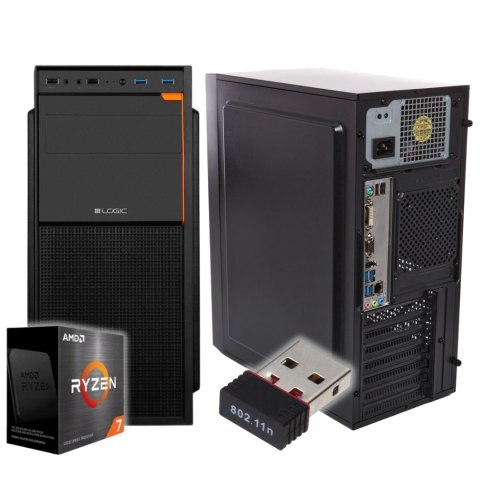 PIX Protask V5 AMD Ryzen 7 16GB DDR4 1000GB SSD DVD Windows 11 Pro
