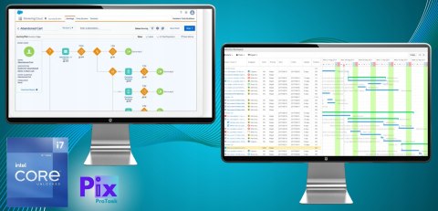 PIX Protask V6 Intel Core i7 32GB DDR4 1000GB SSD DVD Windows 11 Pro