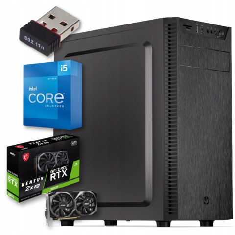 PIX Titan V1 Intel Core i5 NVIDIA GeForce RTX 3050 32GB DDR4 1000GB SSD Windows 11 Pro