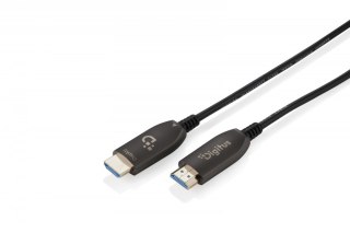 Digitus Kabel połączeniowy hybrydowy HDMI AOC | HDMI-A męski-męski | HDMI 2.1 | UHD-2 8K@60Hz | 48Gbps |HDR, eARC, HDCP 2.2, CEC | 20m