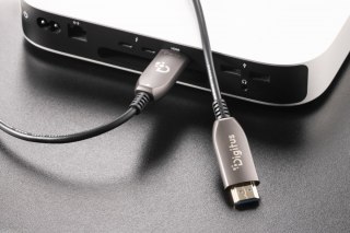 Digitus Kabel połączeniowy hybrydowy HDMI AOC | HDMI-A męski-męski | HDMI 2.1 | UHD-2 8K@60Hz | 48Gbps |HDR, eARC, HDCP 2.2, CEC | 20m