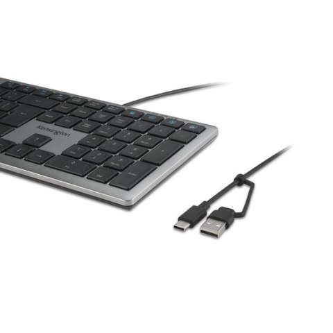 Kensington Klawiatura przewodowa KB515 EQ USB-C/USB-A