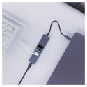 Savio Hub AK-58 3-portowy USB-A 3.1 Gen 1 z adapterem RJ-45 Gigabit Ethernet
