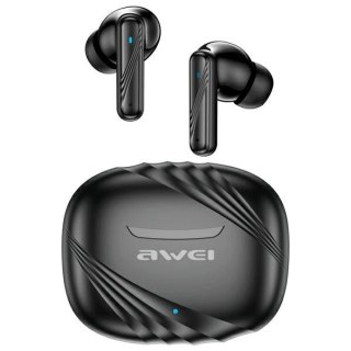 AWEI Słuchawki bluetooth 5.3 TA6 ANC czarne TWS