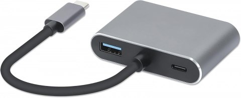 IBOX Hub USB Typ-C 4w1 4k 30Hz VGA