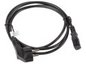 Lanberg Kabel zasilający CEE 7/7 - IEC 320 C13 VDE 1.8M czarny
