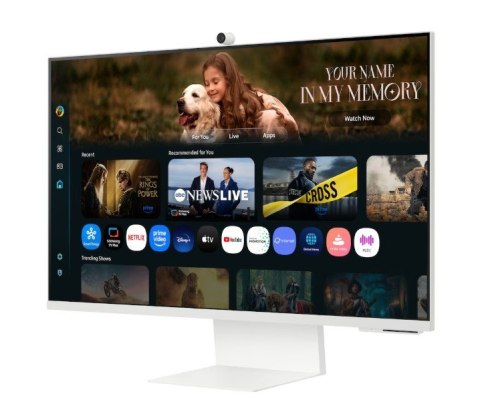 Samsung Monitor 32 cale Smart M8 M80F VA 3840x2160 UHD 16:9 1xHDMI 1xUSB-C 1xUSB-A 4ms 60Hz Smart TV płaski 3Y2d2 (LS32FM801UUXDU)